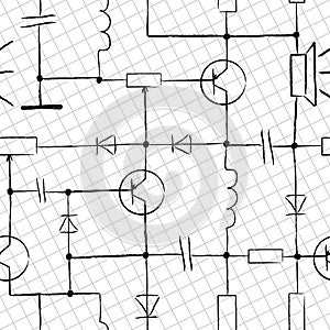 Seamless electronic circuit