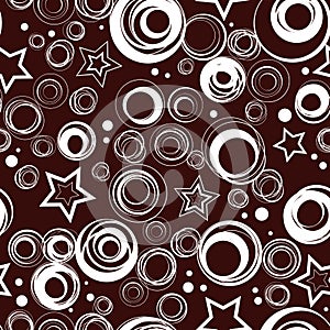 Seamless elegance pattern.