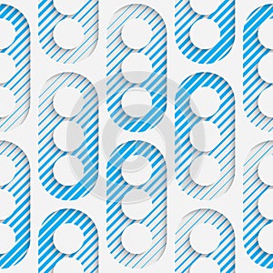 Seamless Ellipse Pattern. Vector Abstract Modern Design