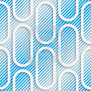 Seamless Ellipse Pattern. Vector Abstract Modern Design