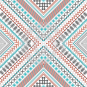 Seamless embroidery pattern.