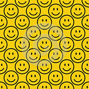 Seamless emoji pattern