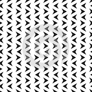 Seamless abstract geometric arrow pattern