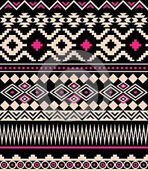 Seamless ethnic aztec pattern design.