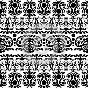 Seamless ethnic pattern texture background design vector