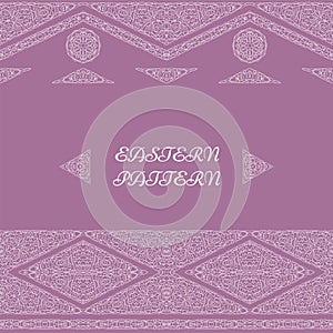 Seamless ethnic patterns for border.