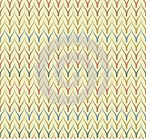 Seamless ethnic textile seamless vector pattern. Geometric thin zig zag native print. Folk mexican ornament. Ancient african style