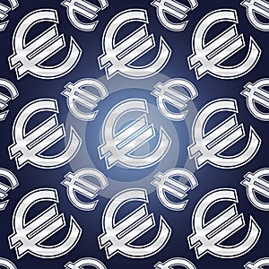 Seamless euro symbols