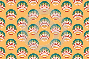 Seamless fabric pattern