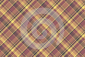Seamless fabric texture of textile background tartan with a plaid pattern check vector