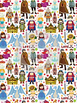 Seamless Fairy tale pattern