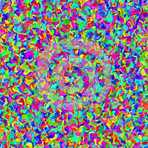 Seamless flecked abstract rainbow texture