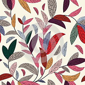 Seamless floral background