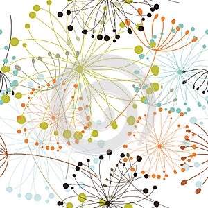 Seamless floral background