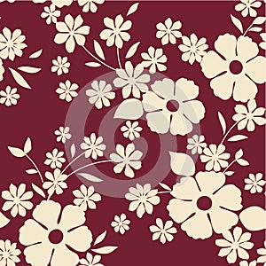 Seamless floral background