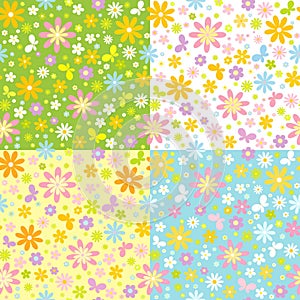 Seamless floral background