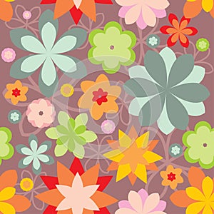 Seamless floral background