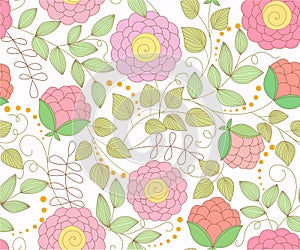 Seamless floral background