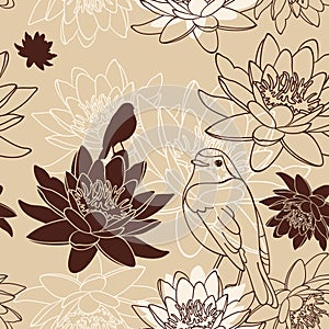 Seamless floral background