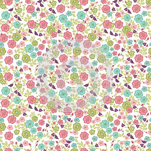 Seamless floral background