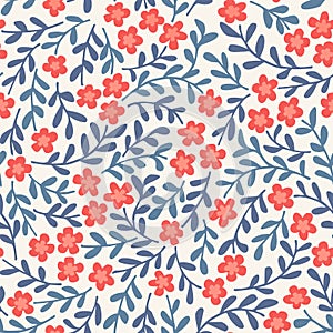 Seamless floral background