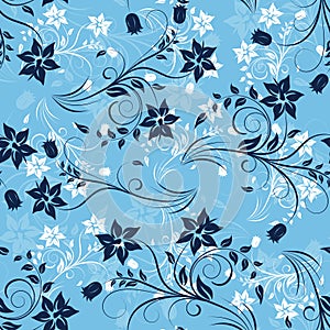 Seamless floral background