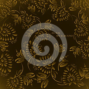 Seamless floral background pattern