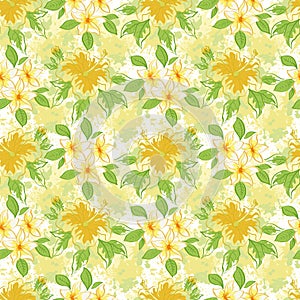 Seamless floral background