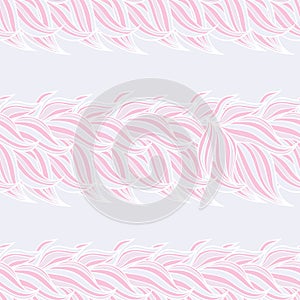 Seamless floral background pattern in pink and blue color