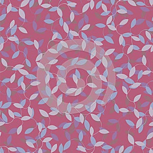 Seamless floral background pattern in purple,pink,brown,blue and red colors
