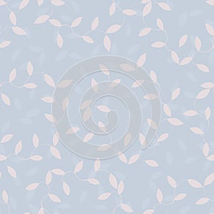 Seamless floral background pattern in retro vintage pink colors