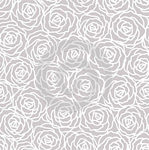 seamless floral background with roses