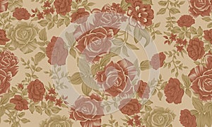 seamless floral design pattern textile print
