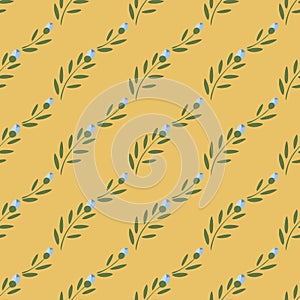 Seamless floral pattern. Abstract flowers, bouquets of flowers. Vector illustration.