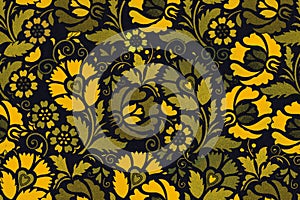 Seamless floral pattern ethnic style