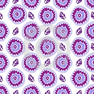 Seamless floral pattern. Hand Drawing