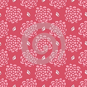 Seamless floral pattern. Hand Drawing