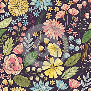 Seamless Floral Pattern photo