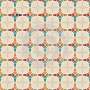 Seamless floral pattern for invitation or vintage abstract background