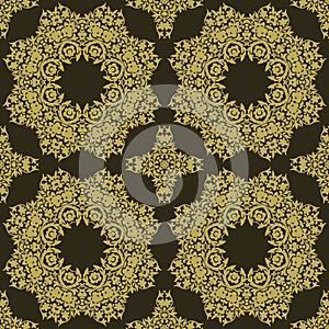 Seamless floral pattern. Oriental ornament. Element for design.