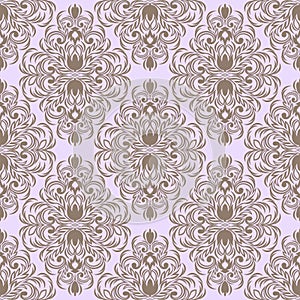 Seamless floral retro Wallpaper for design