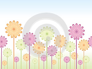 Seamless flower background