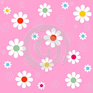 Seamless flower background