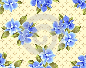 Seamless Flower floral fabric textile printing, wallpapers, gift wrap.