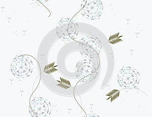 Seamless flower pattern.