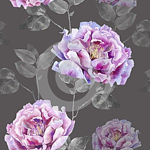 Seamless flower pattern for textil or wallpaper photo