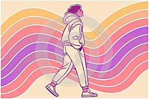 Seamless Fluid Shape Patterns with Neon and Pastel Gradients