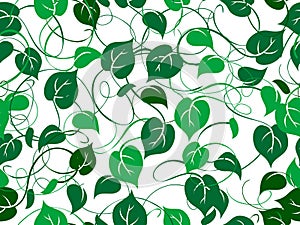 Seamless foliage pattern