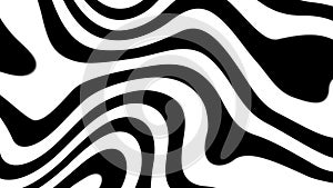 Seamless footage with rotating hypnotic twist stripes. Loop op art animated background