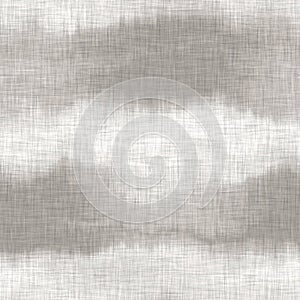 Seamless french neutral greige mottled farmhouse linen effect background. Provence grey white rustic washed out woven